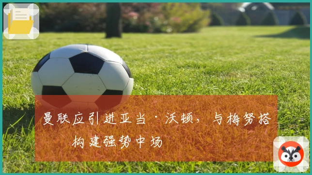 曼联应引进亚当·沃顿，与梅努搭档构建强势中场